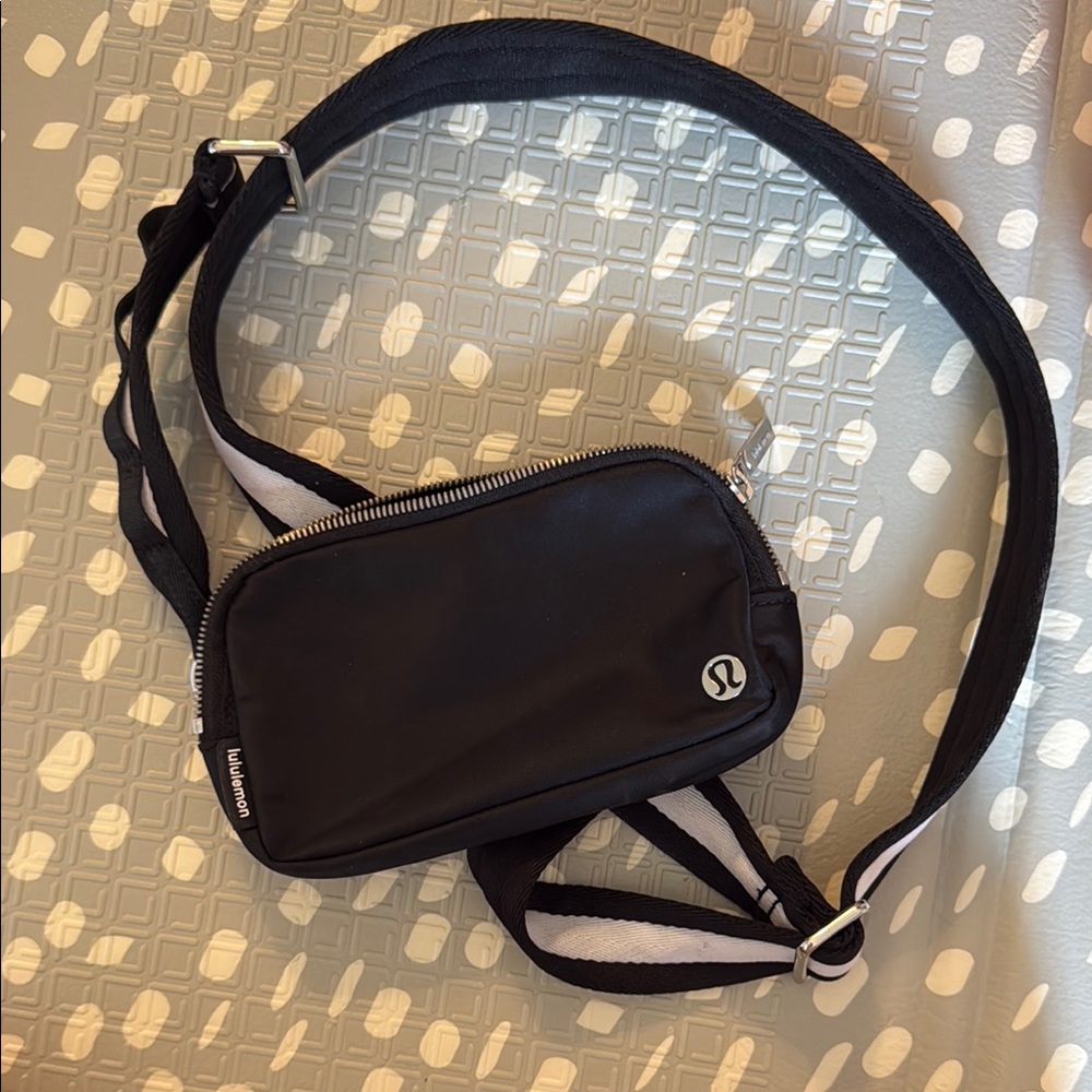 lululemon athletica Black Belt Bag Compact and Versatile